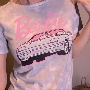 Barbie Convertible Graphic Tee with Car Design
